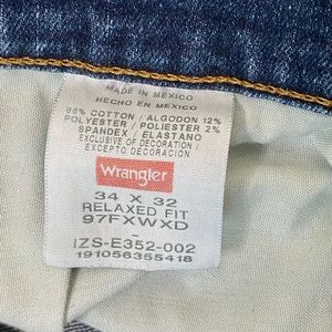 Wrangler Relaxed Fit 34x32